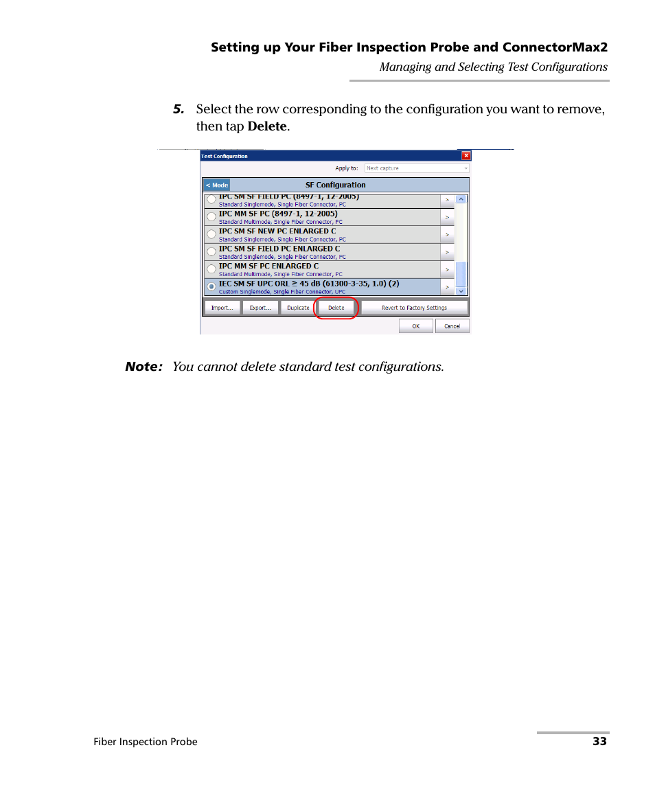 EXFO FIP-400B Fiber Inspection Probe and ConnectorMax2 User Manual | Page 39 / 111