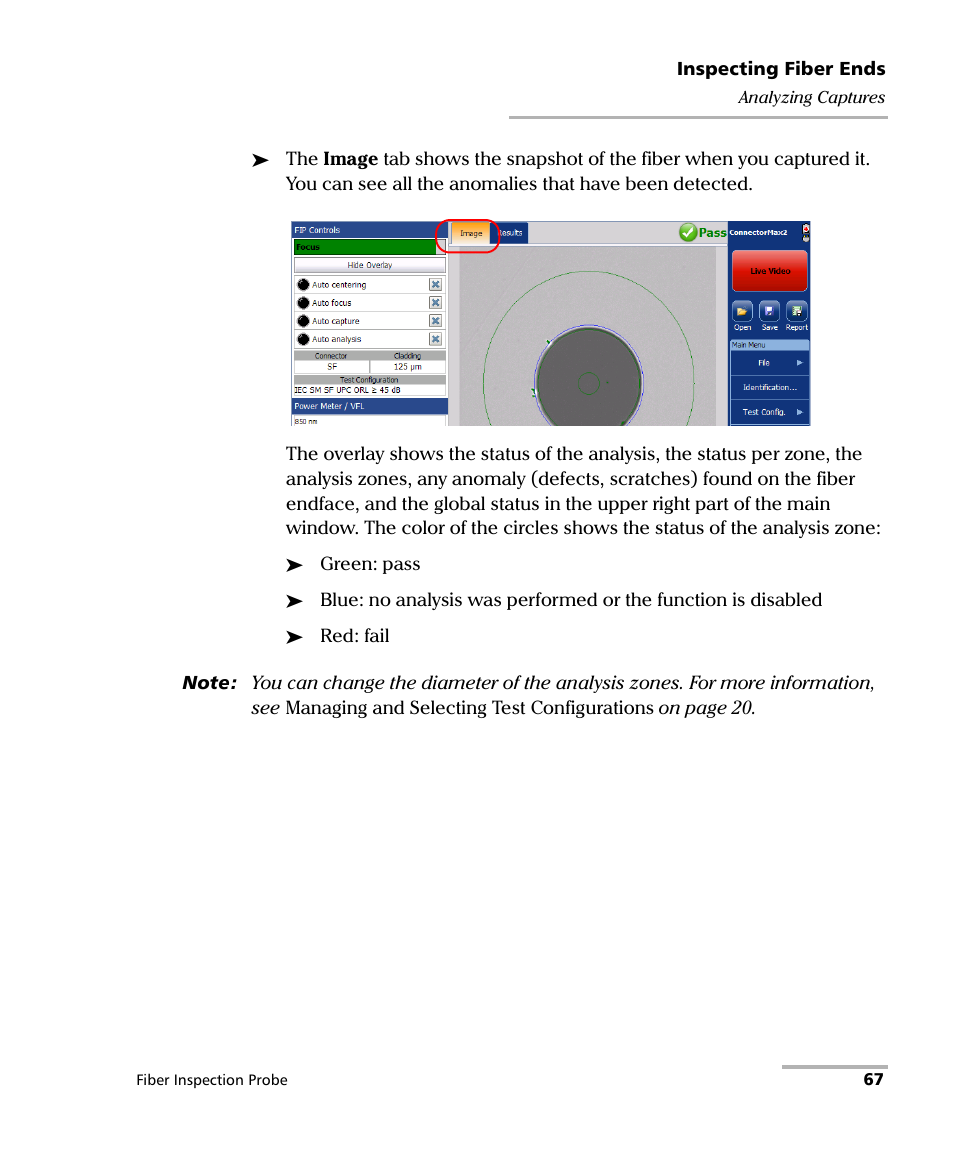 EXFO FIP-400B Fiber Inspection Probe and ConnectorMax2 User Manual | Page 73 / 111
