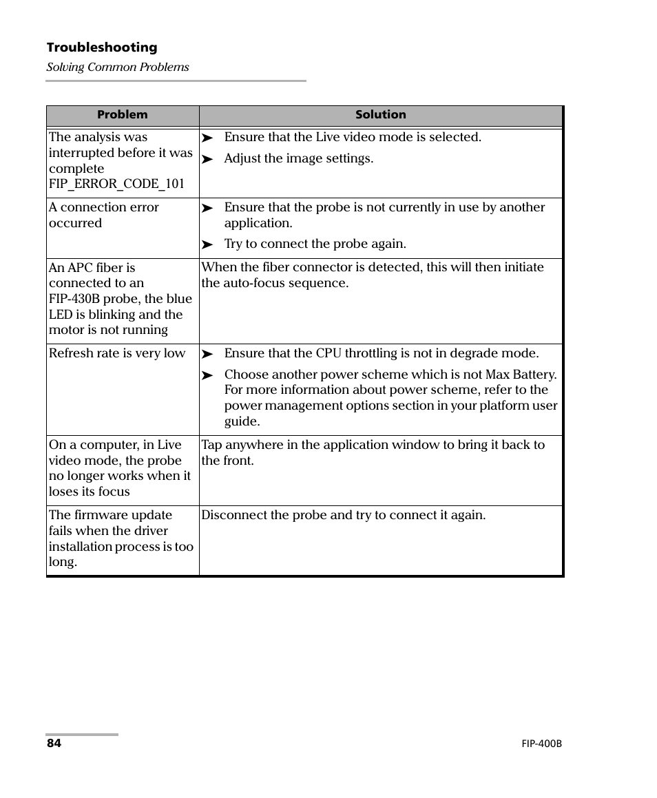 EXFO FIP-400B Fiber Inspection Probe and ConnectorMax2 User Manual | Page 90 / 111