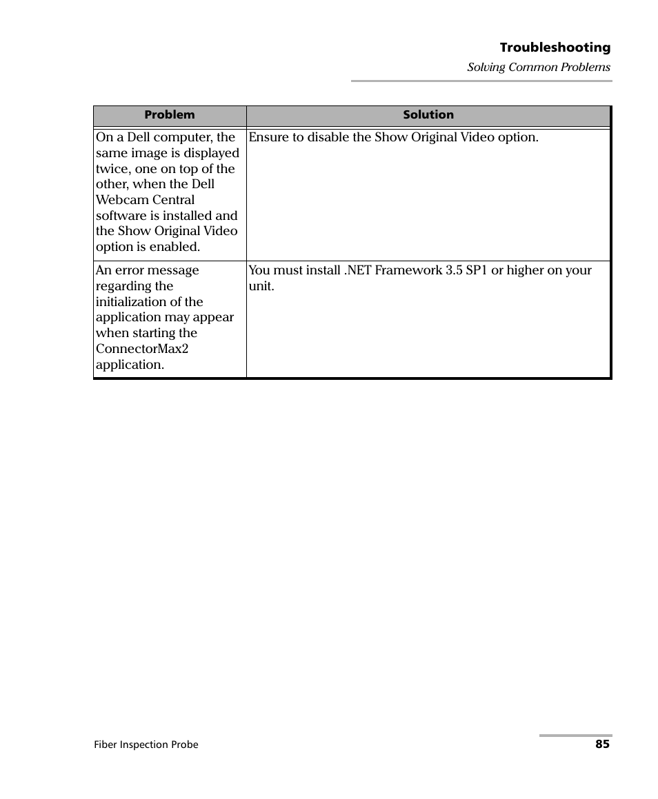 EXFO FIP-400B Fiber Inspection Probe and ConnectorMax2 User Manual | Page 91 / 111