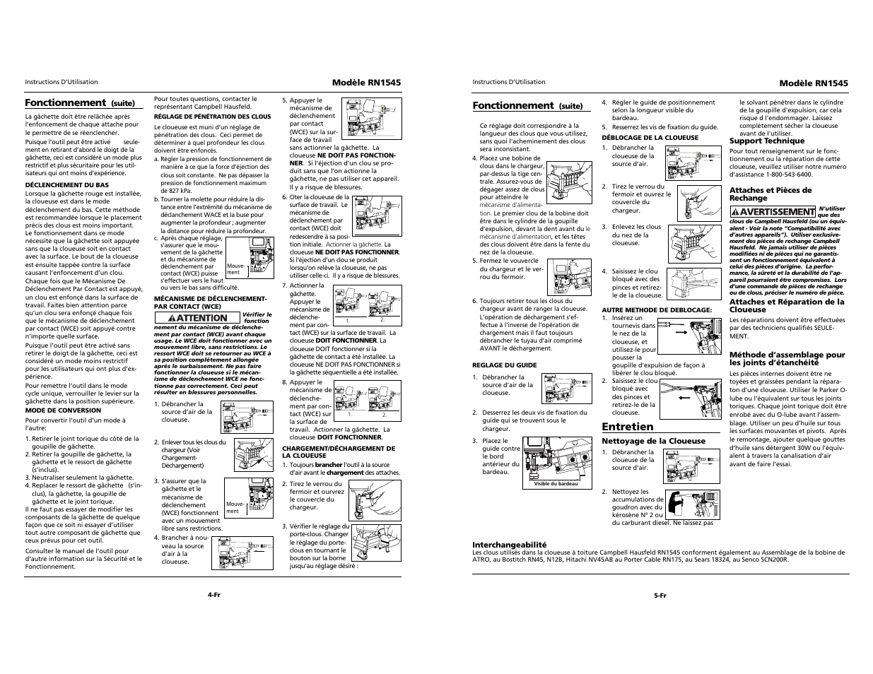 Campbell Hausfeld RN164500 User Manual | Page 12 / 12