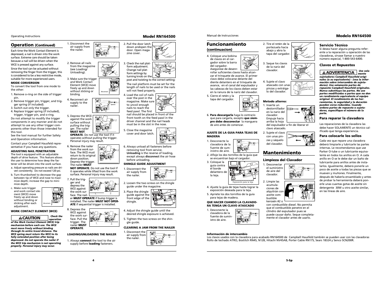 Campbell Hausfeld RN164500 User Manual | Page 4 / 12
