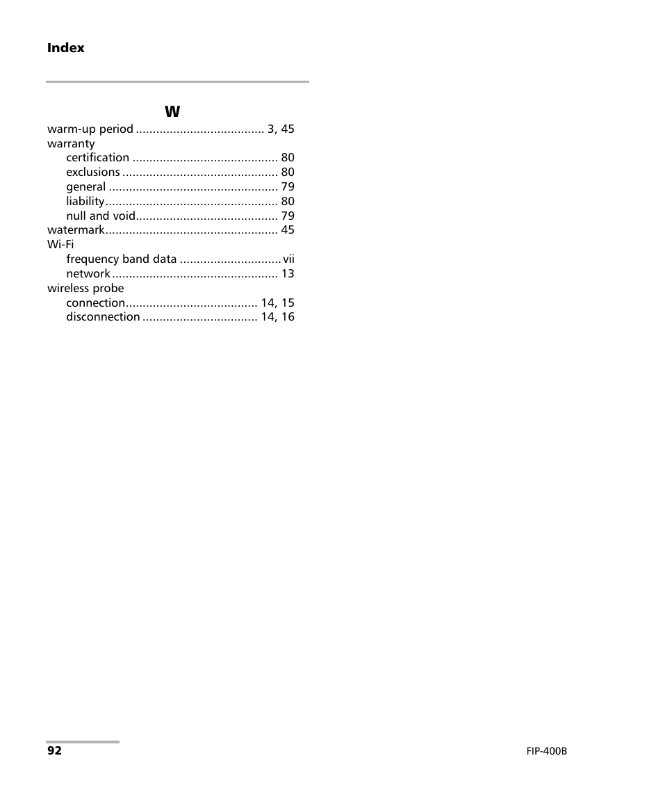 EXFO FIP-425B/435B Fiber Inspection Probe and ConnectorMax2 Mobile User Manual | Page 100 / 103