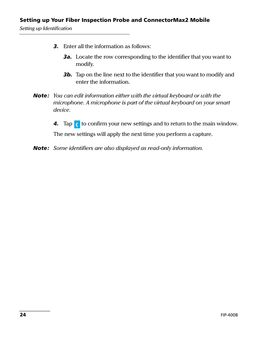 EXFO FIP-425B/435B Fiber Inspection Probe and ConnectorMax2 Mobile User Manual | Page 32 / 103