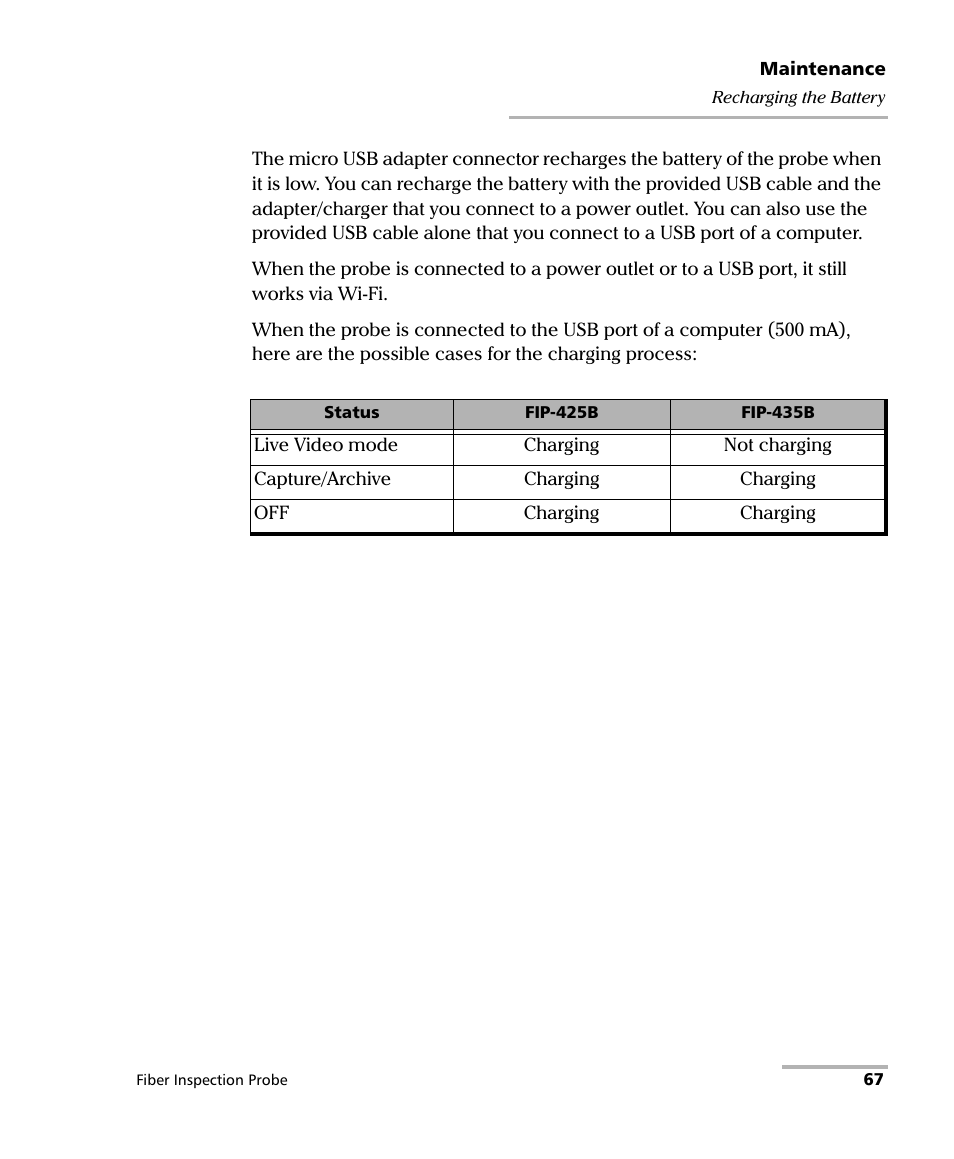 EXFO FIP-425B/435B Fiber Inspection Probe and ConnectorMax2 Mobile User Manual | Page 75 / 103