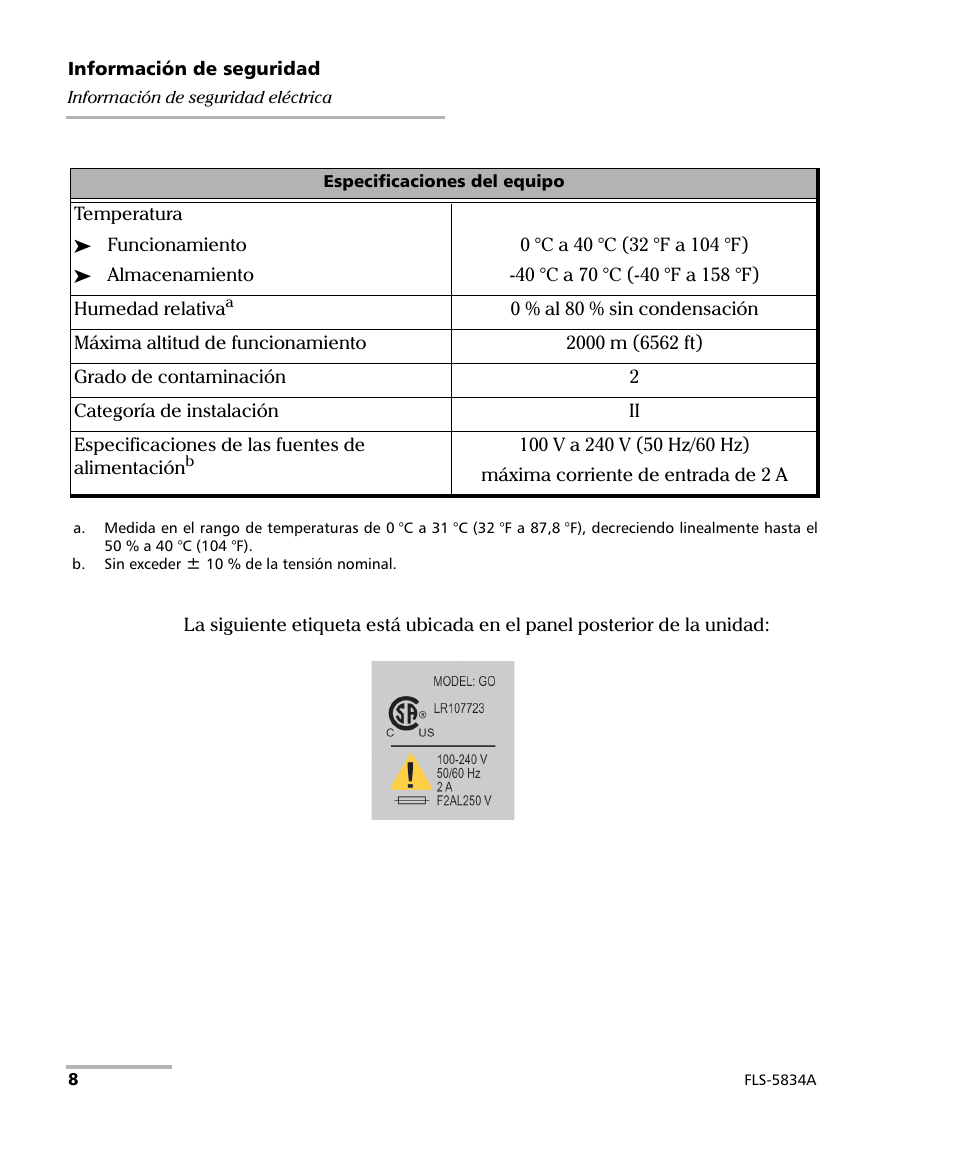 EXFO FLS-5800 CD/PMD Analyzer Source User Manual | Page 14 / 106