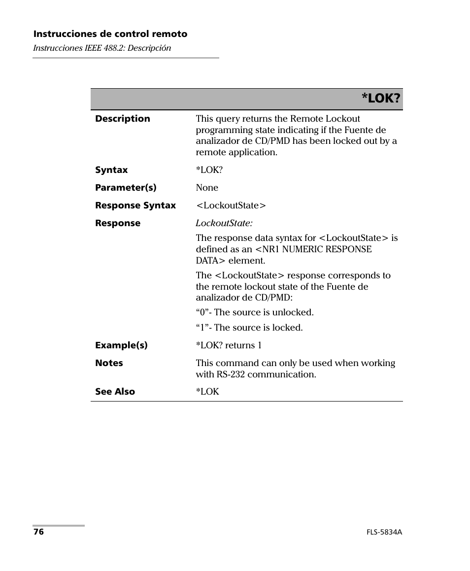 EXFO FLS-5800 CD/PMD Analyzer Source User Manual | Page 82 / 106