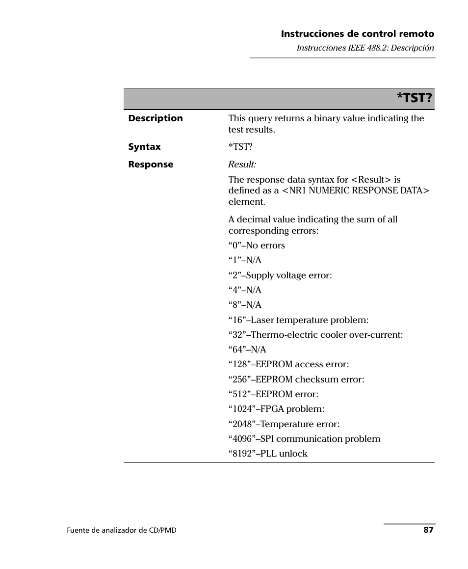 EXFO FLS-5800 CD/PMD Analyzer Source User Manual | Page 93 / 106