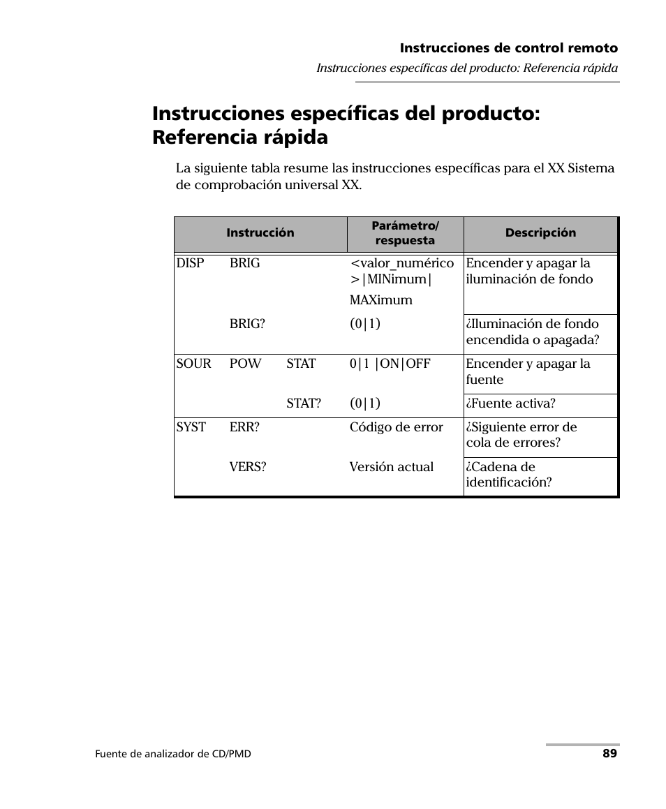 EXFO FLS-5800 CD/PMD Analyzer Source User Manual | Page 95 / 106
