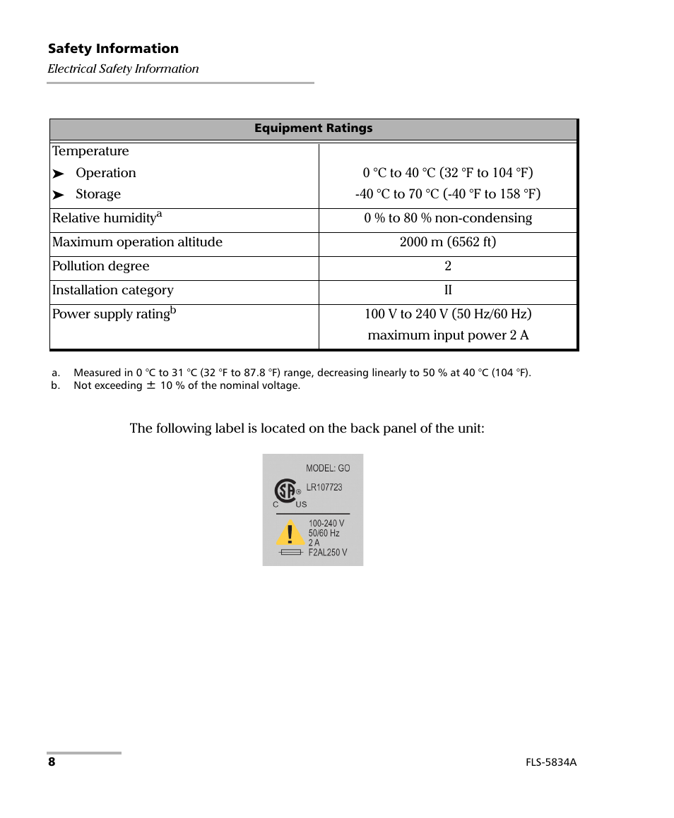 EXFO FLS-5800 CD/PMD Analyzer Source User Manual | Page 14 / 98