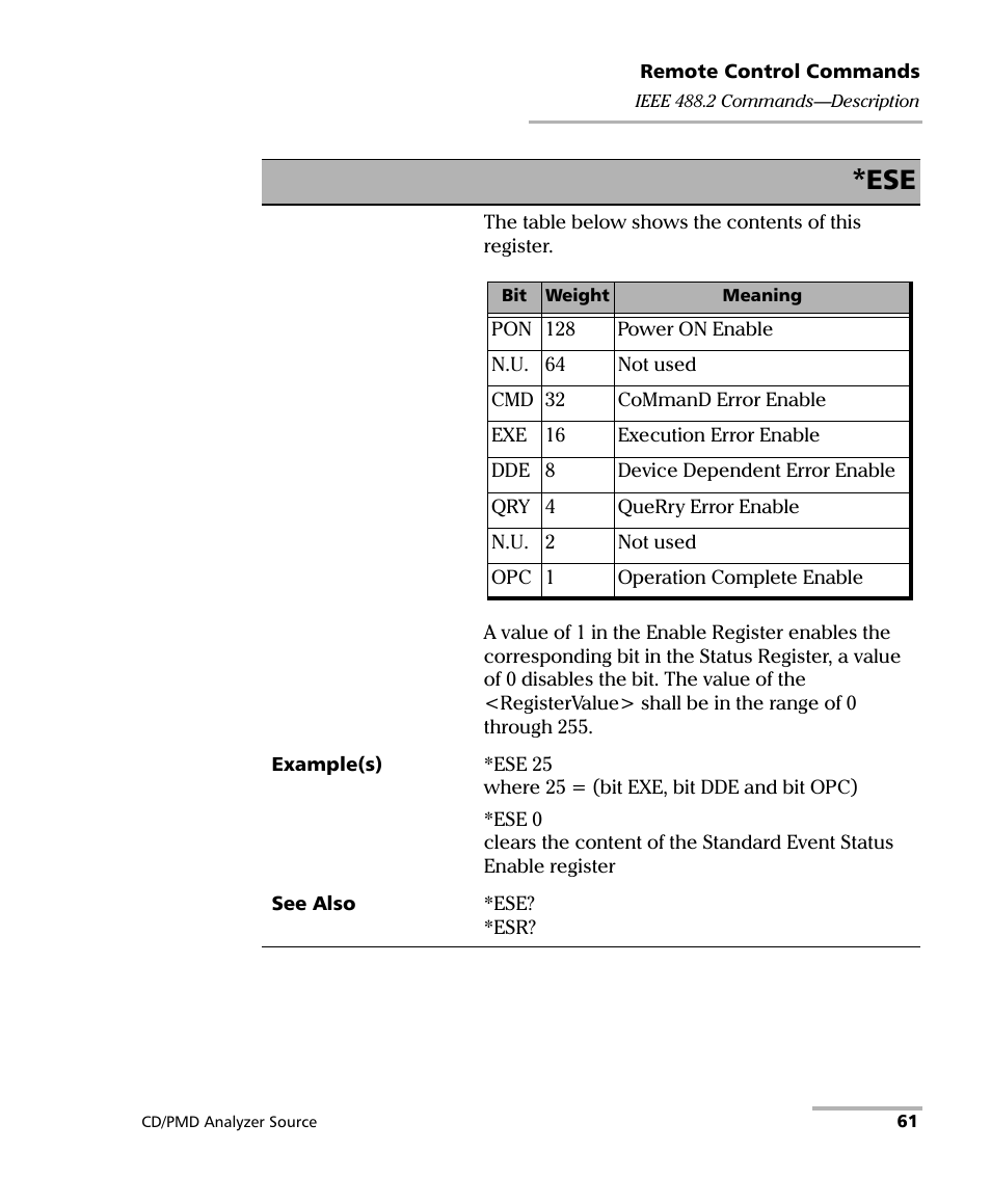 EXFO FLS-5800 CD/PMD Analyzer Source User Manual | Page 67 / 98