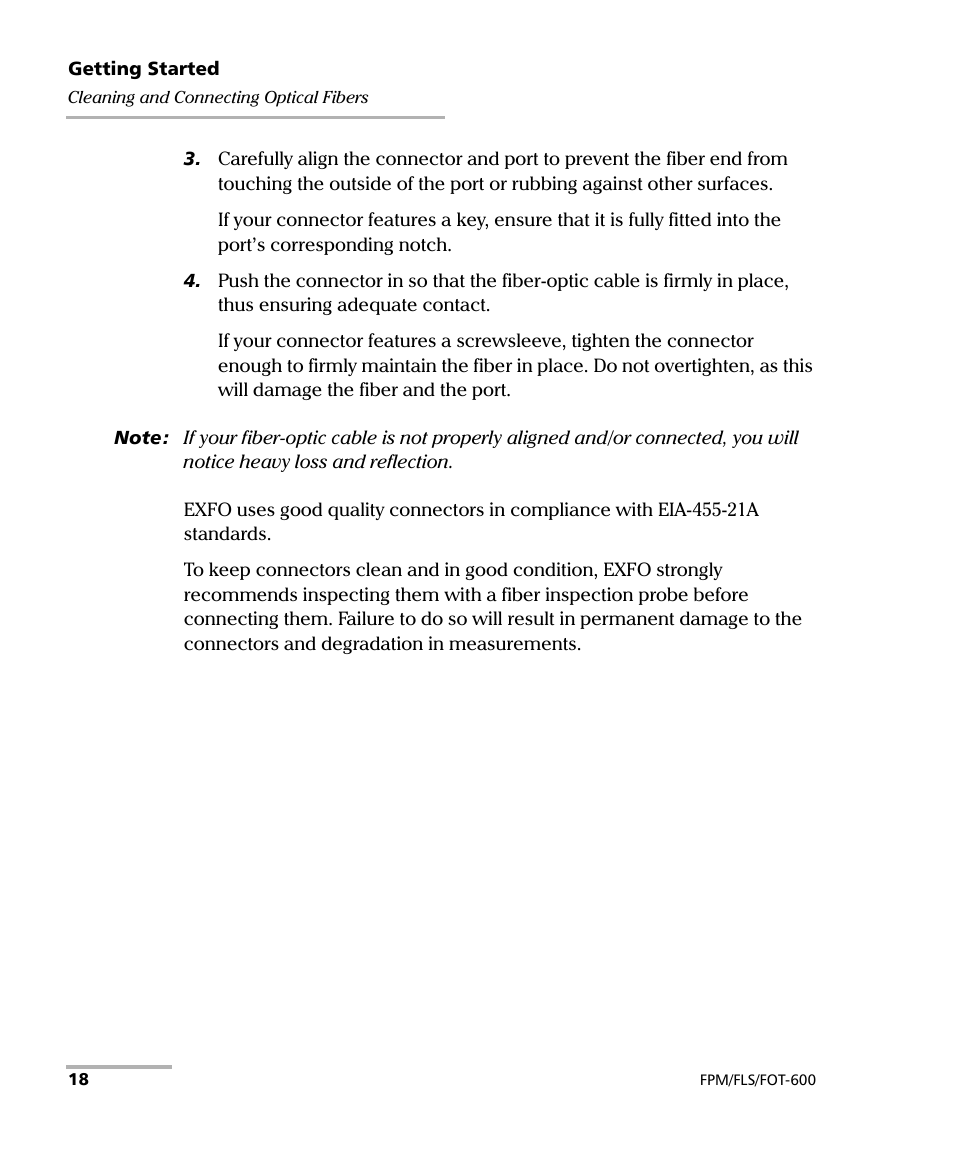 EXFO FPM-600 Power Meter User Manual | Page 24 / 79