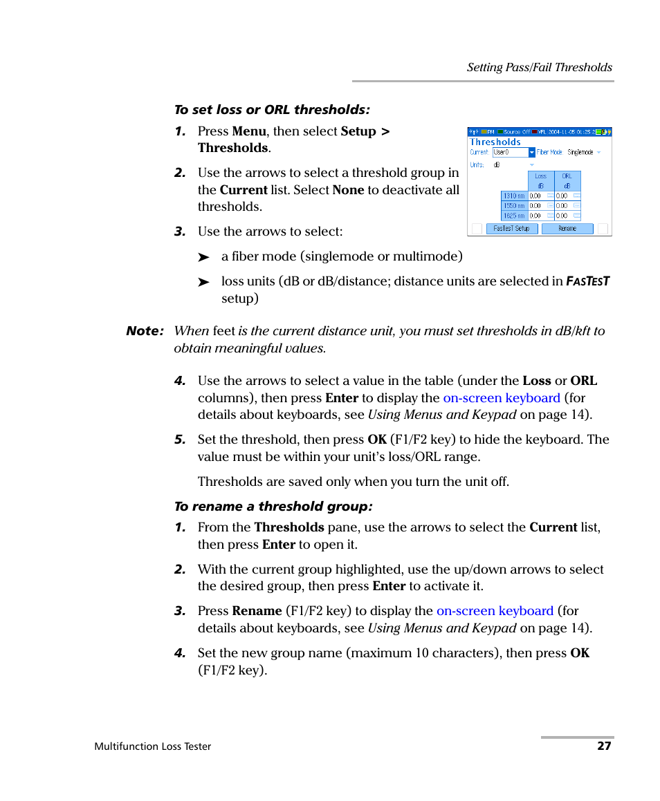 EXFO FOT-930 Multifunction Loss Tester User Manual | Page 35 / 111