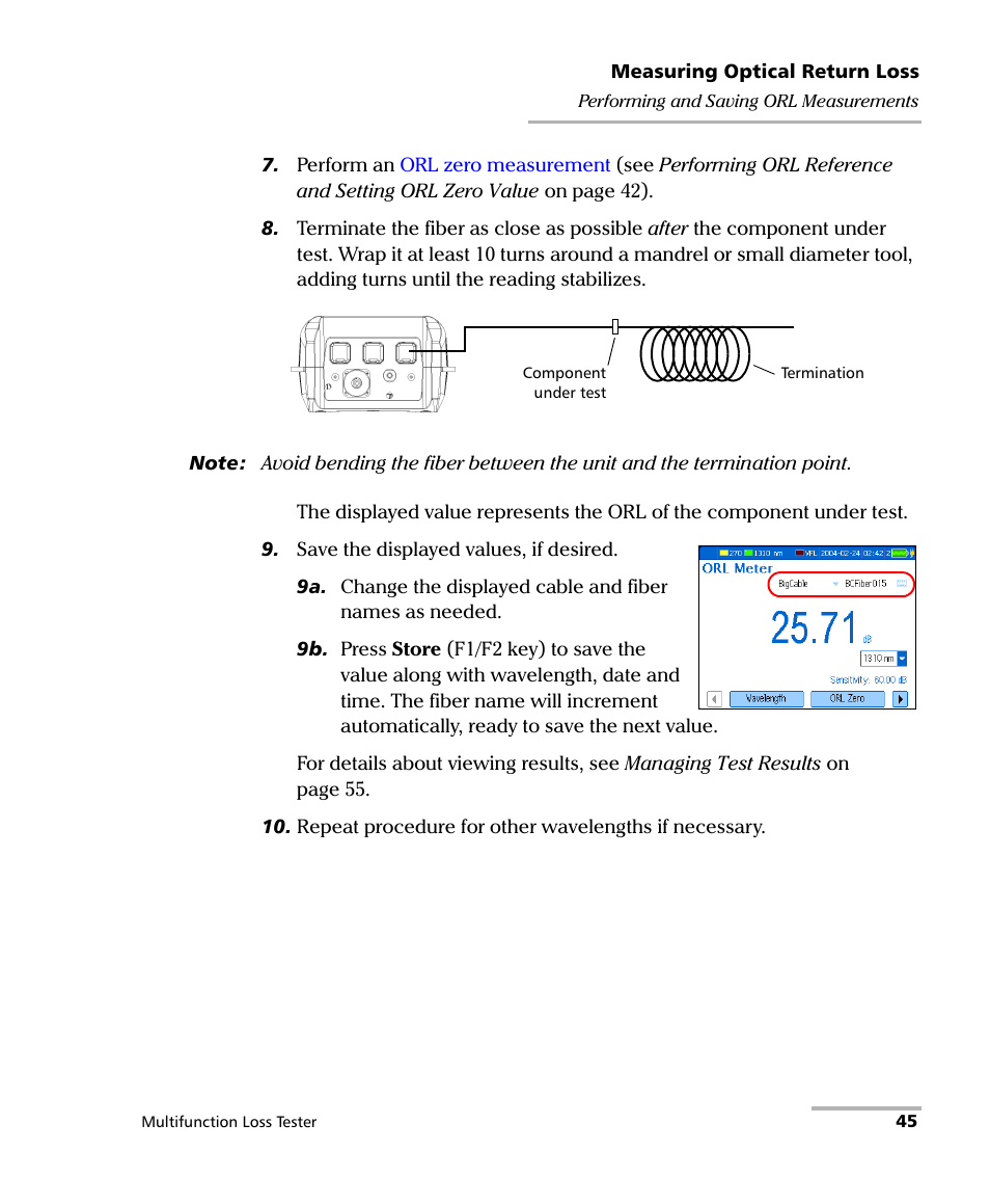 EXFO FOT-930 Multifunction Loss Tester User Manual | Page 53 / 111