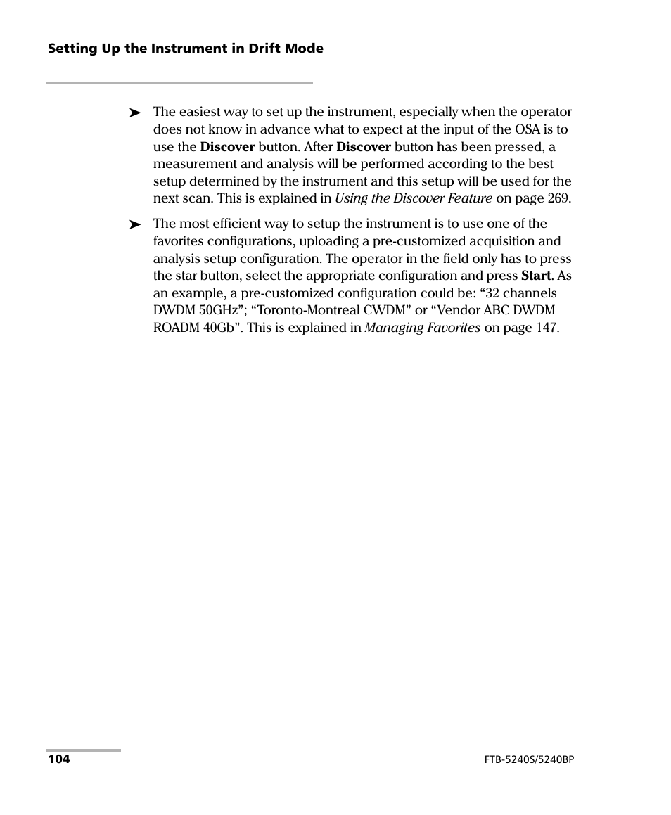 EXFO FTB -5240S/5240BP Optical Spectrum Analyzer for FTB 500 (NS-1434) User Manual | Page 112 / 537