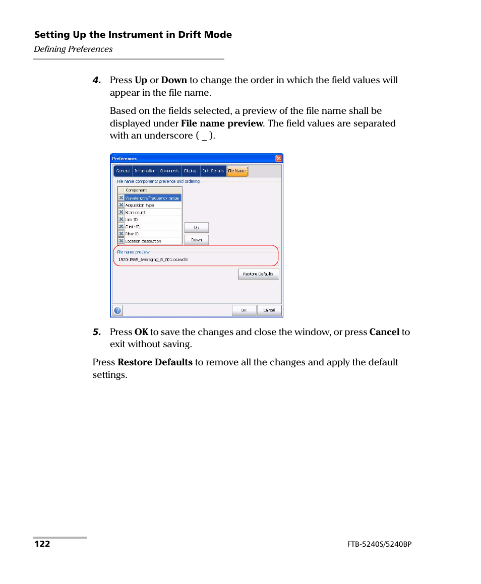 EXFO FTB -5240S/5240BP Optical Spectrum Analyzer for FTB 500 (NS-1434) User Manual | Page 130 / 537