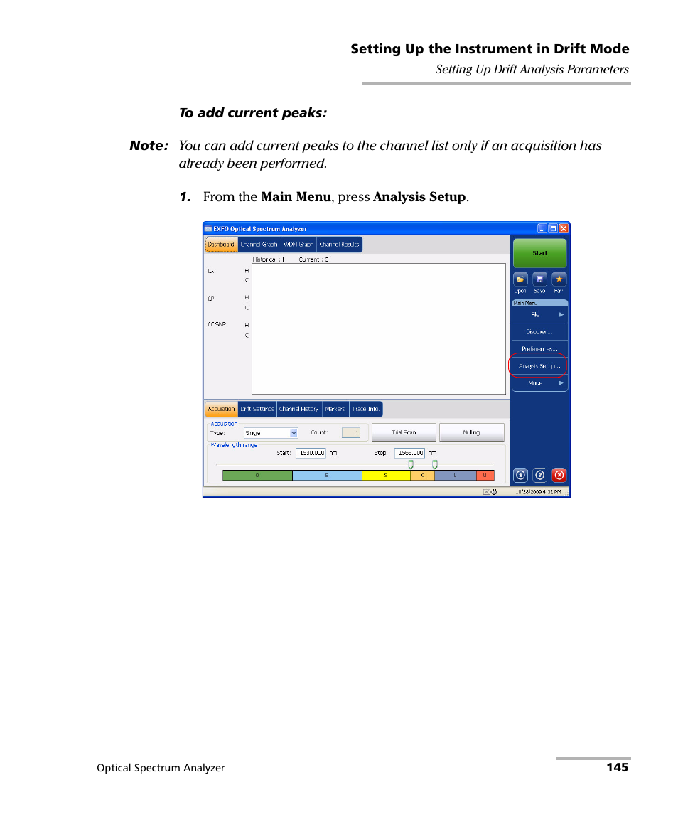 EXFO FTB -5240S/5240BP Optical Spectrum Analyzer for FTB 500 (NS-1434) User Manual | Page 153 / 537