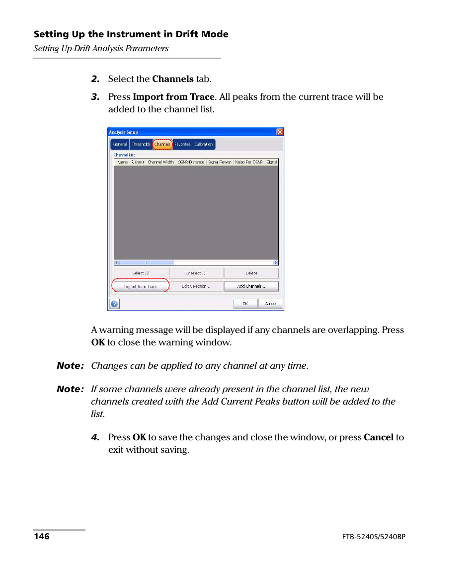 EXFO FTB -5240S/5240BP Optical Spectrum Analyzer for FTB 500 (NS-1434) User Manual | Page 154 / 537