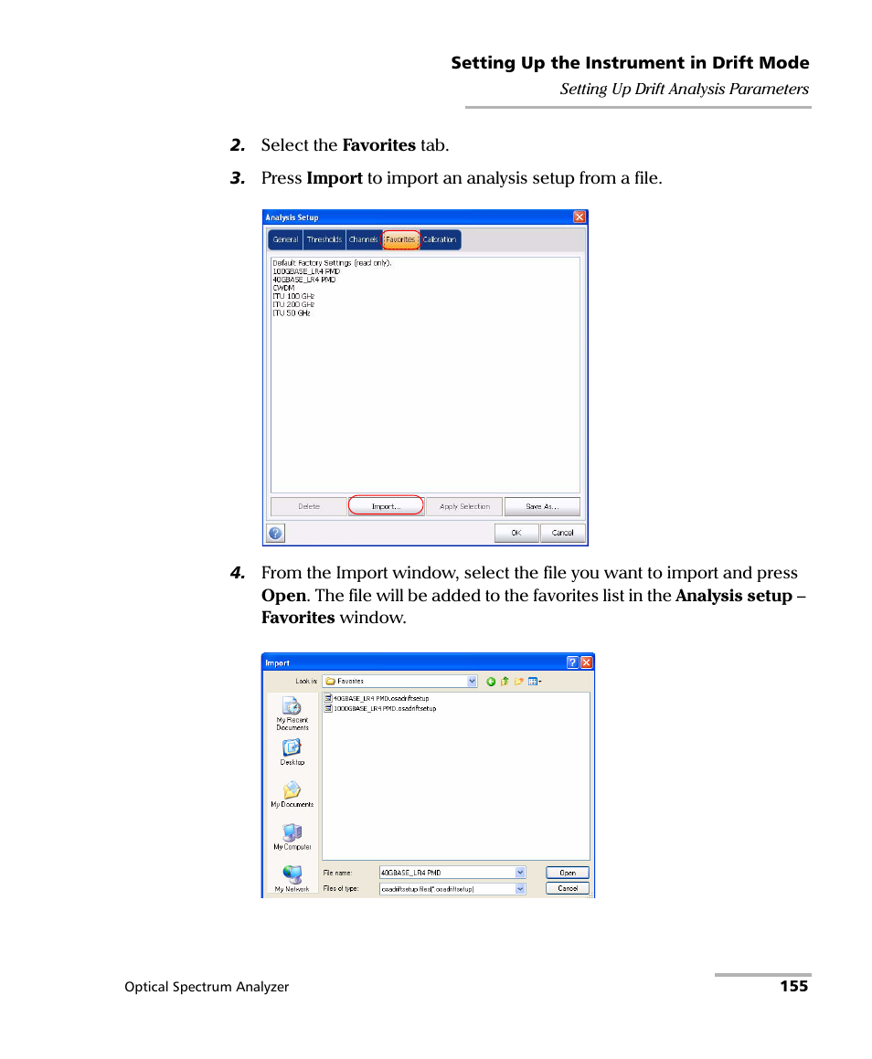 EXFO FTB -5240S/5240BP Optical Spectrum Analyzer for FTB 500 (NS-1434) User Manual | Page 163 / 537