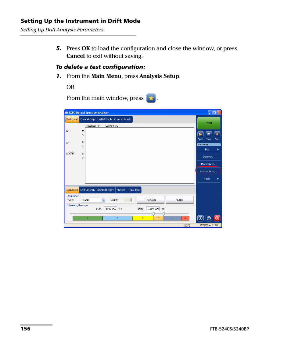 EXFO FTB -5240S/5240BP Optical Spectrum Analyzer for FTB 500 (NS-1434) User Manual | Page 164 / 537