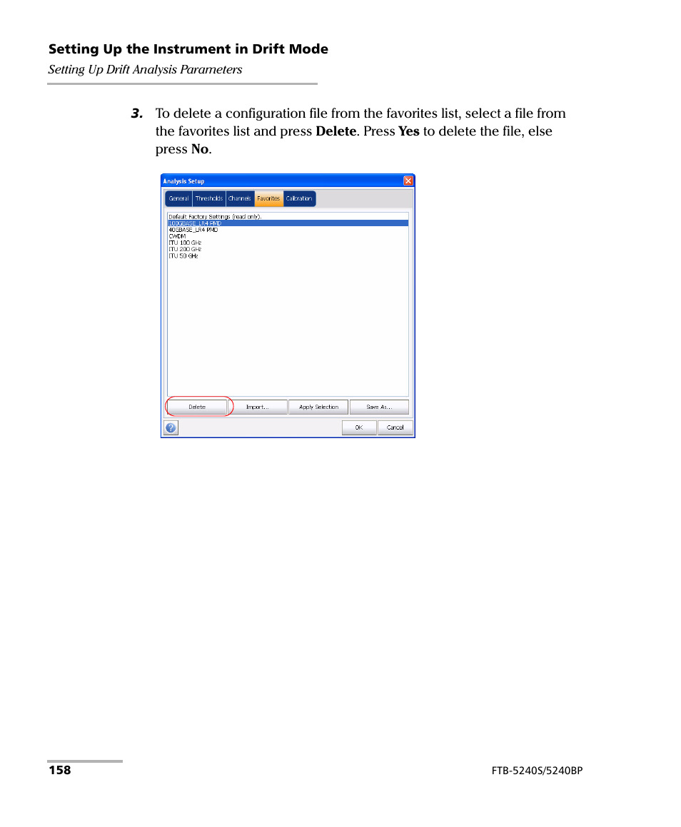 EXFO FTB -5240S/5240BP Optical Spectrum Analyzer for FTB 500 (NS-1434) User Manual | Page 166 / 537