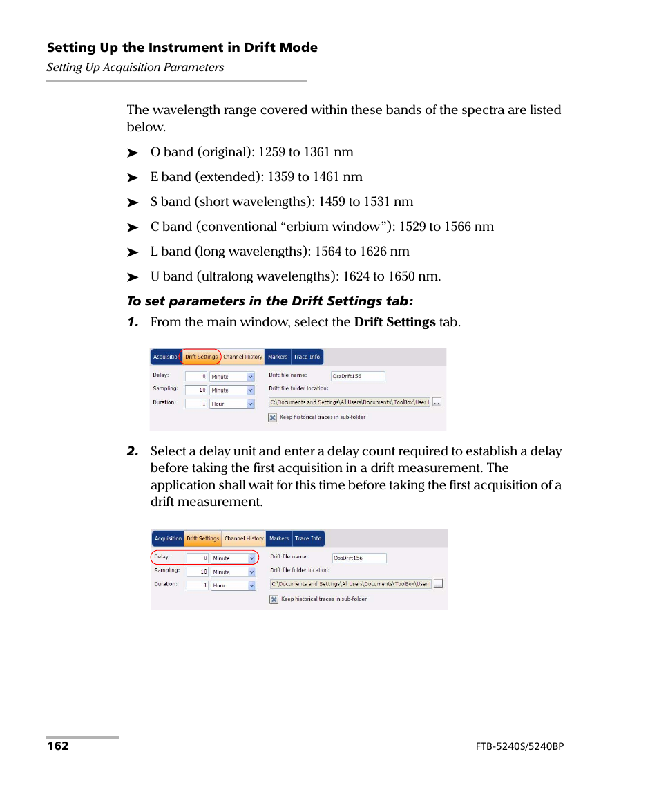EXFO FTB -5240S/5240BP Optical Spectrum Analyzer for FTB 500 (NS-1434) User Manual | Page 170 / 537