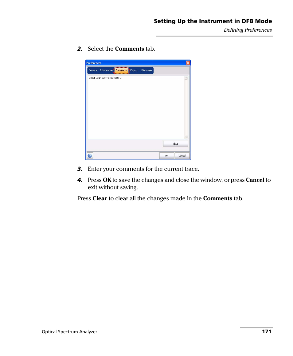 EXFO FTB -5240S/5240BP Optical Spectrum Analyzer for FTB 500 (NS-1434) User Manual | Page 179 / 537