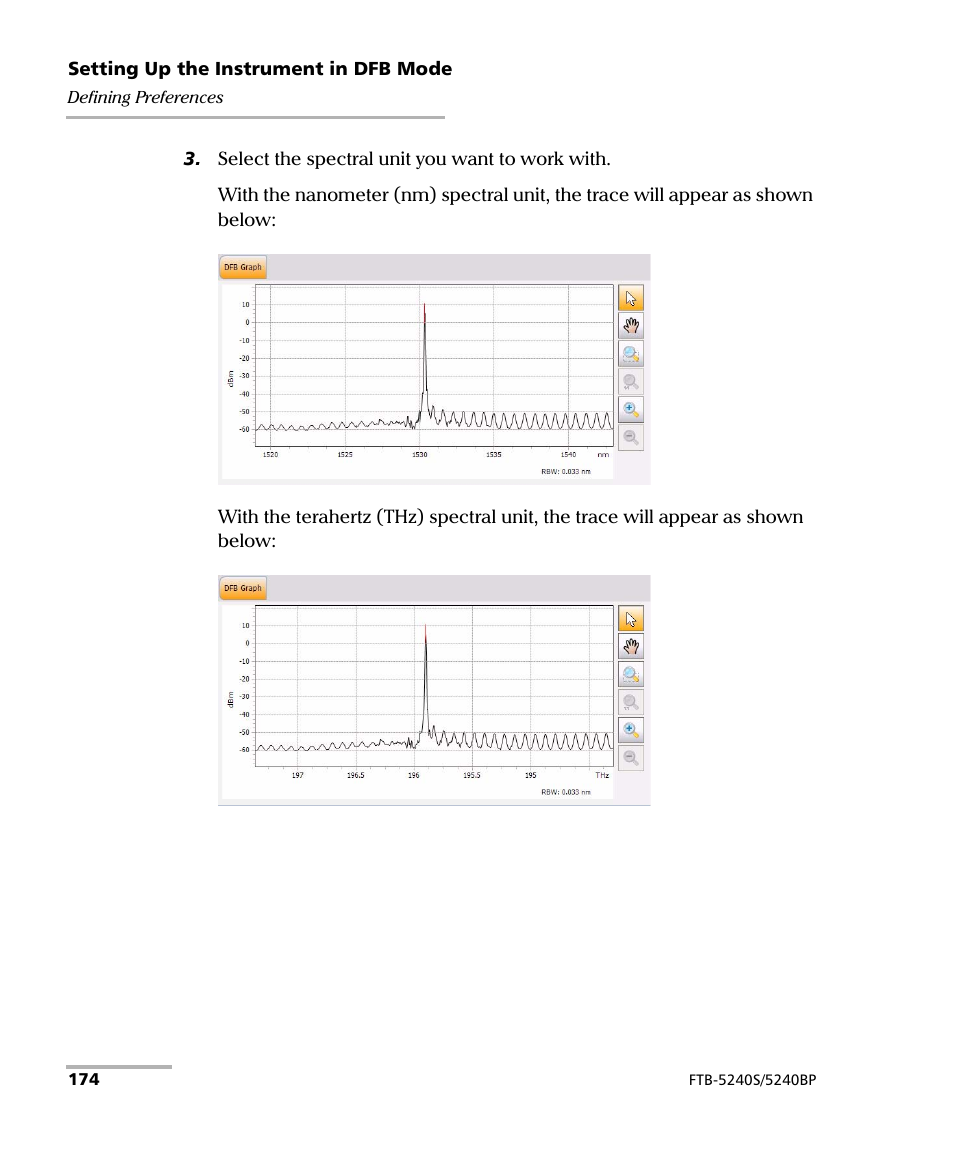 EXFO FTB -5240S/5240BP Optical Spectrum Analyzer for FTB 500 (NS-1434) User Manual | Page 182 / 537
