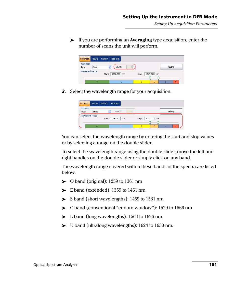 EXFO FTB -5240S/5240BP Optical Spectrum Analyzer for FTB 500 (NS-1434) User Manual | Page 189 / 537