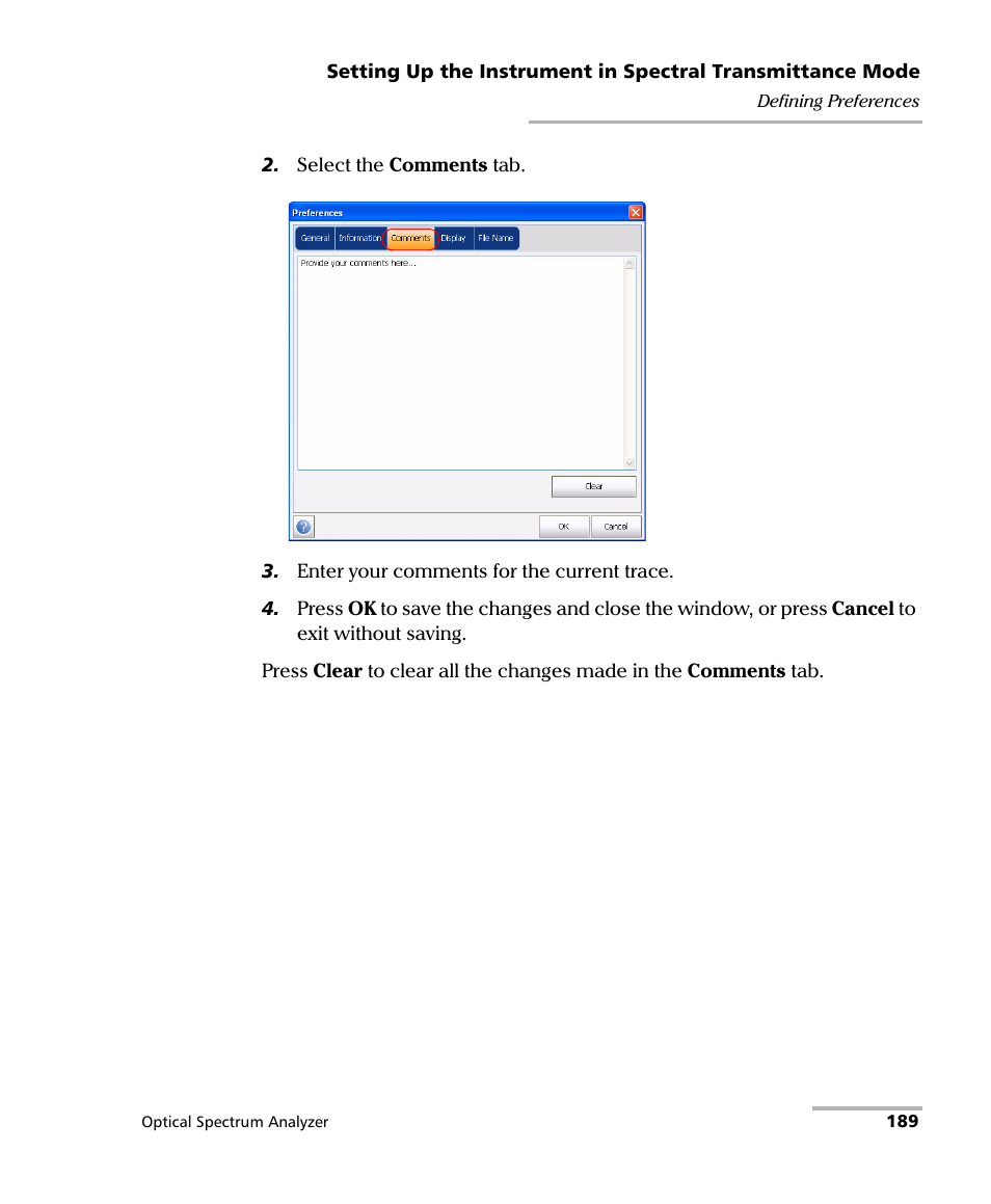 EXFO FTB -5240S/5240BP Optical Spectrum Analyzer for FTB 500 (NS-1434) User Manual | Page 197 / 537