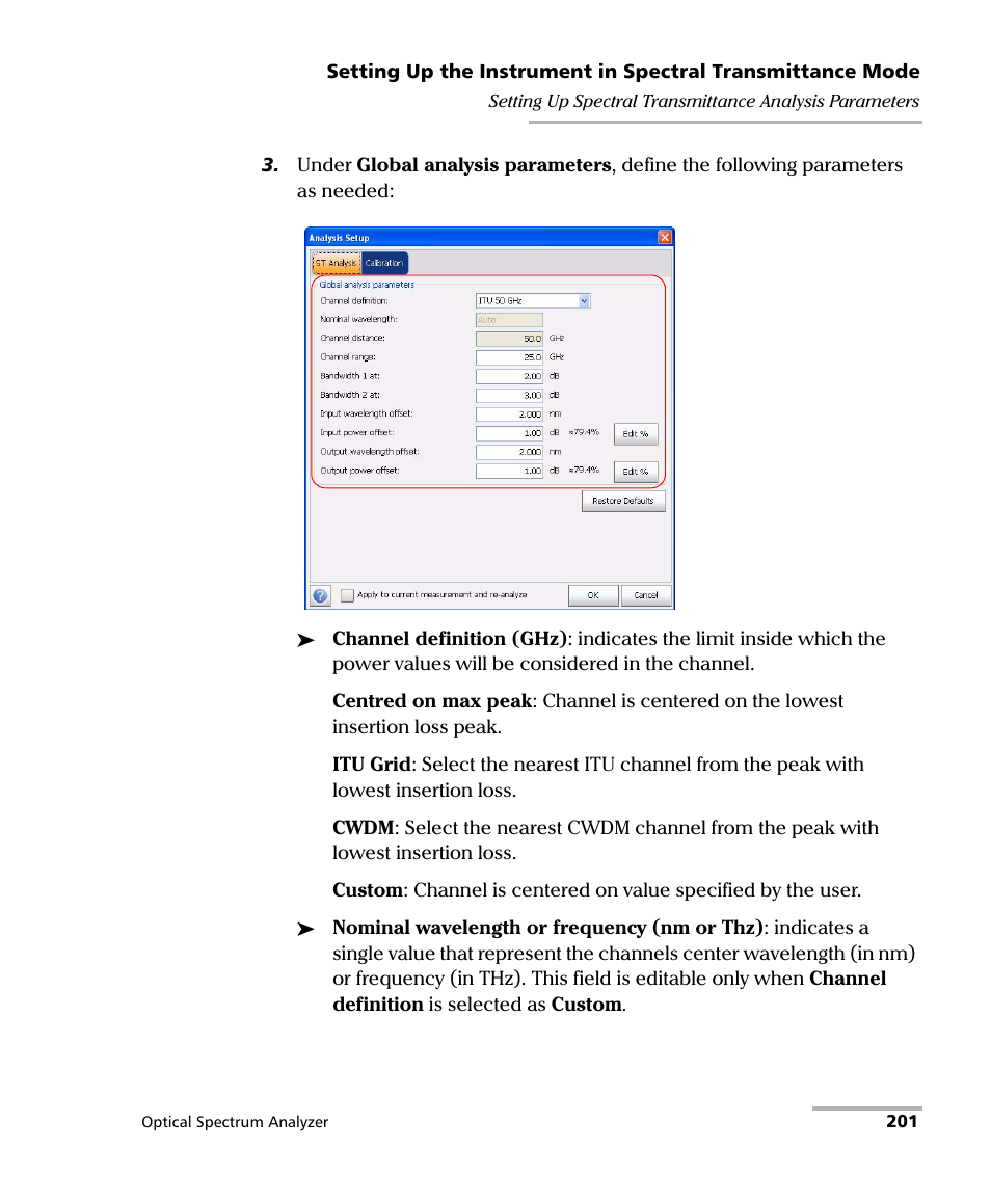 EXFO FTB -5240S/5240BP Optical Spectrum Analyzer for FTB 500 (NS-1434) User Manual | Page 209 / 537