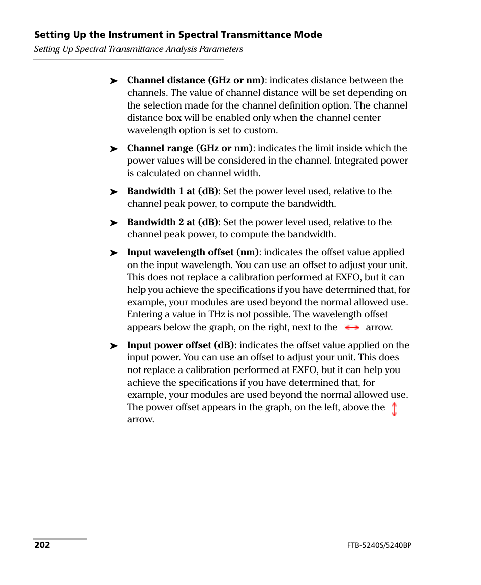 EXFO FTB -5240S/5240BP Optical Spectrum Analyzer for FTB 500 (NS-1434) User Manual | Page 210 / 537