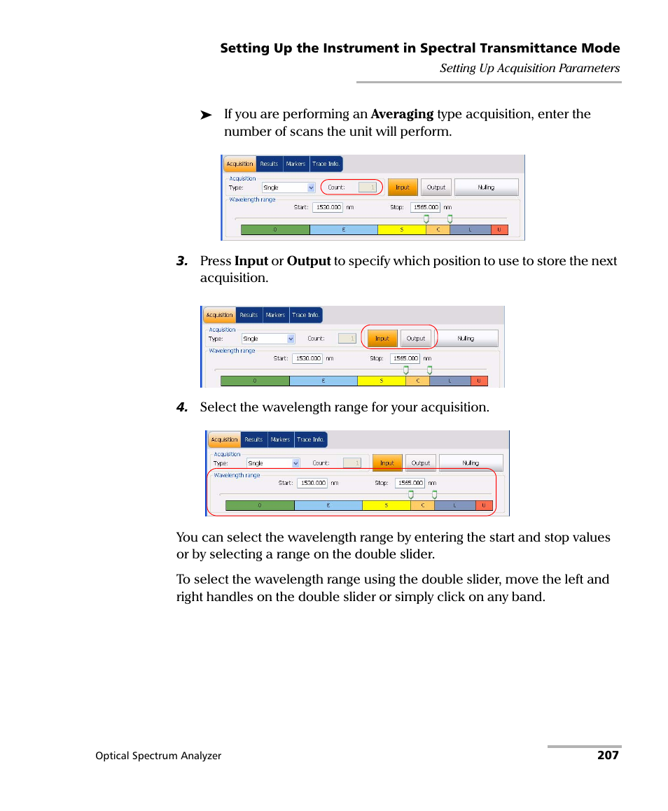 EXFO FTB -5240S/5240BP Optical Spectrum Analyzer for FTB 500 (NS-1434) User Manual | Page 215 / 537