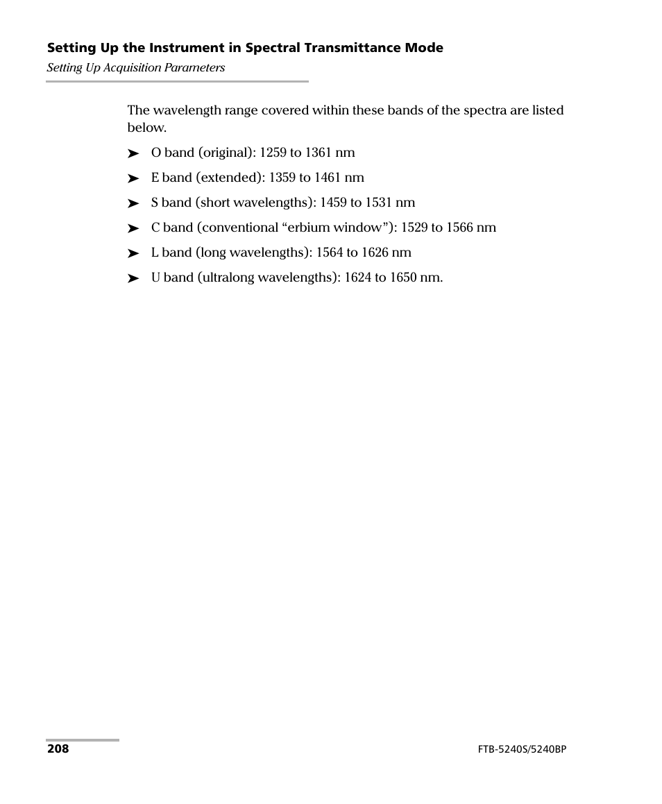 EXFO FTB -5240S/5240BP Optical Spectrum Analyzer for FTB 500 (NS-1434) User Manual | Page 216 / 537
