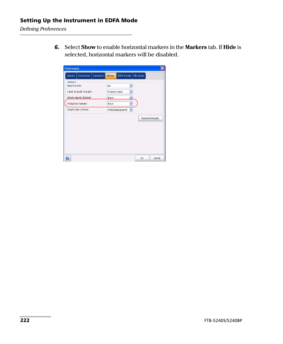 EXFO FTB -5240S/5240BP Optical Spectrum Analyzer for FTB 500 (NS-1434) User Manual | Page 230 / 537