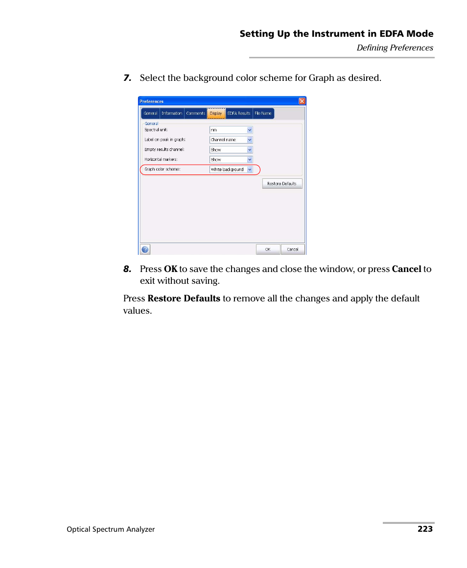 EXFO FTB -5240S/5240BP Optical Spectrum Analyzer for FTB 500 (NS-1434) User Manual | Page 231 / 537