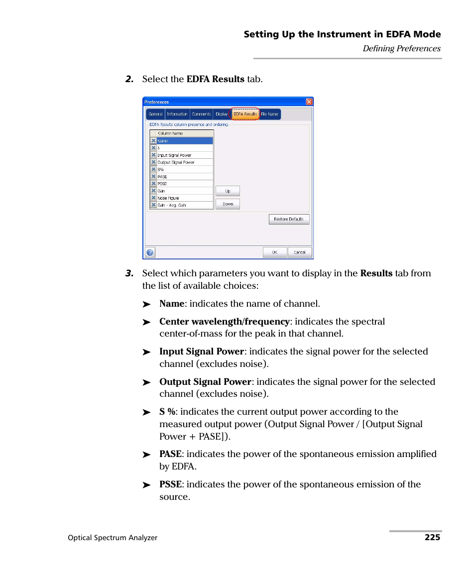 EXFO FTB -5240S/5240BP Optical Spectrum Analyzer for FTB 500 (NS-1434) User Manual | Page 233 / 537