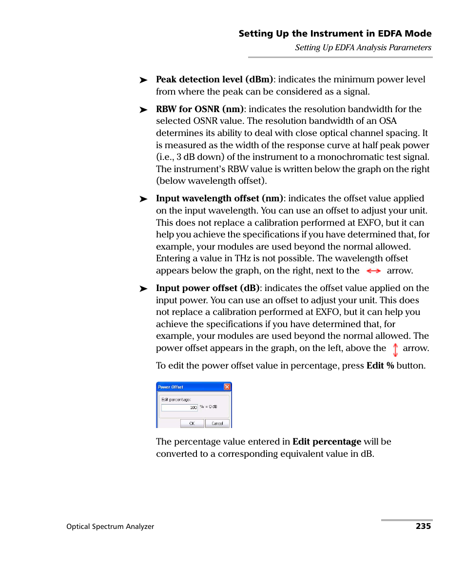 EXFO FTB -5240S/5240BP Optical Spectrum Analyzer for FTB 500 (NS-1434) User Manual | Page 243 / 537