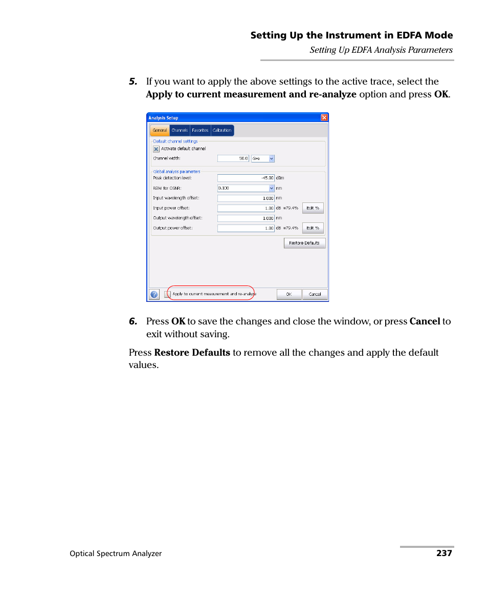 EXFO FTB -5240S/5240BP Optical Spectrum Analyzer for FTB 500 (NS-1434) User Manual | Page 245 / 537