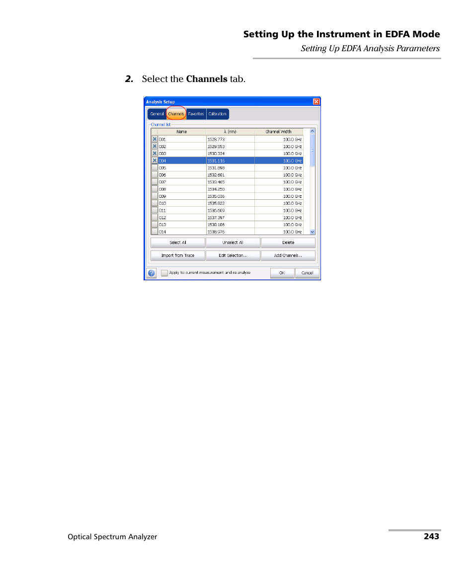 EXFO FTB -5240S/5240BP Optical Spectrum Analyzer for FTB 500 (NS-1434) User Manual | Page 251 / 537