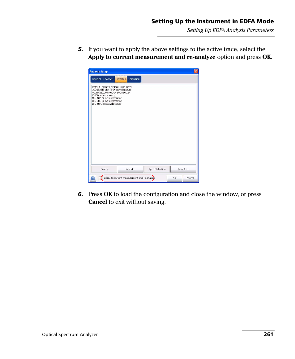 EXFO FTB -5240S/5240BP Optical Spectrum Analyzer for FTB 500 (NS-1434) User Manual | Page 269 / 537