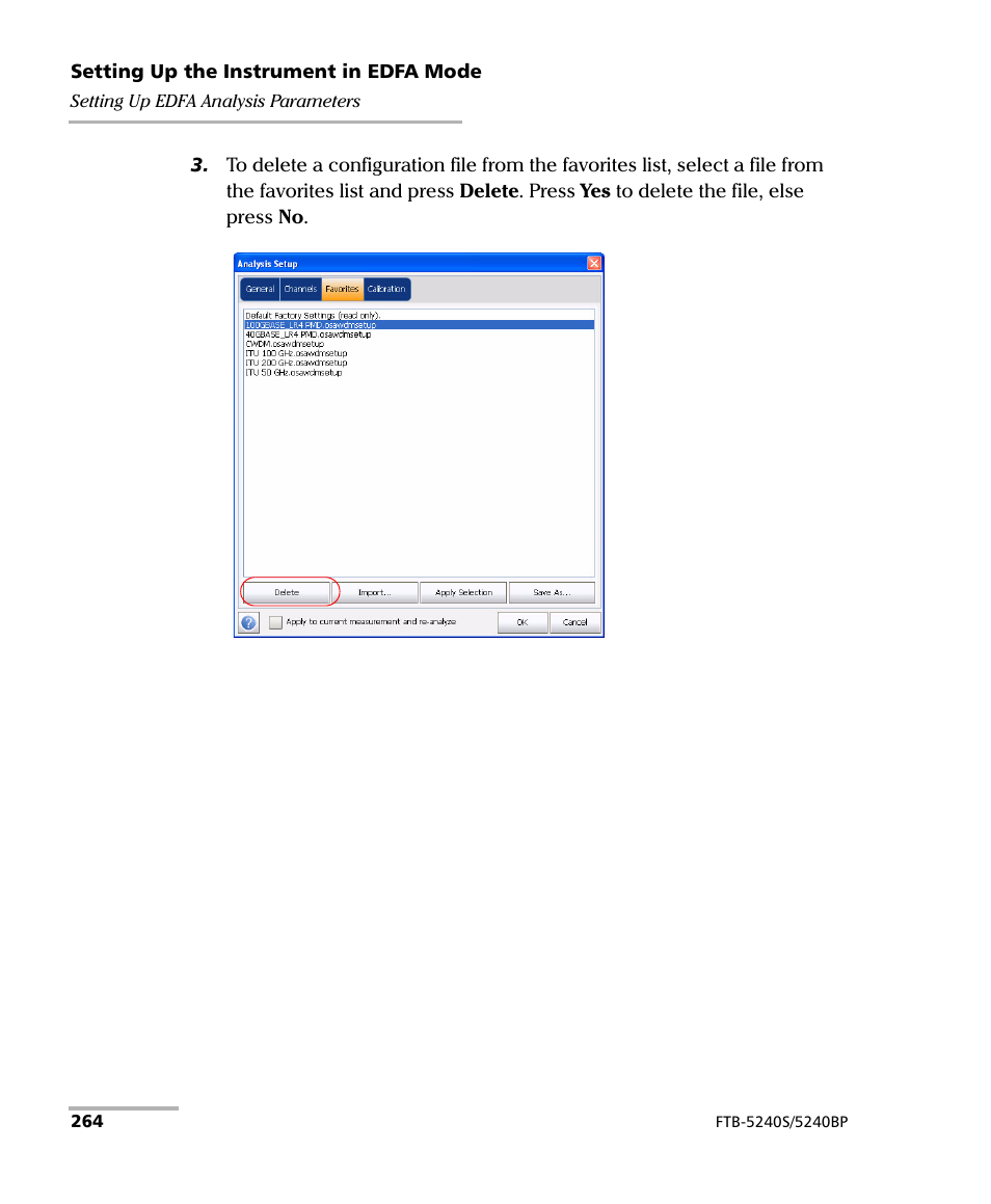 EXFO FTB -5240S/5240BP Optical Spectrum Analyzer for FTB 500 (NS-1434) User Manual | Page 272 / 537