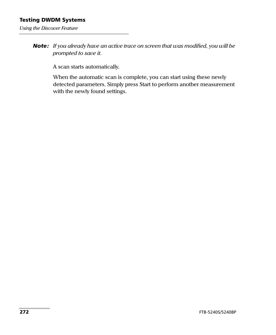 EXFO FTB -5240S/5240BP Optical Spectrum Analyzer for FTB 500 (NS-1434) User Manual | Page 280 / 537