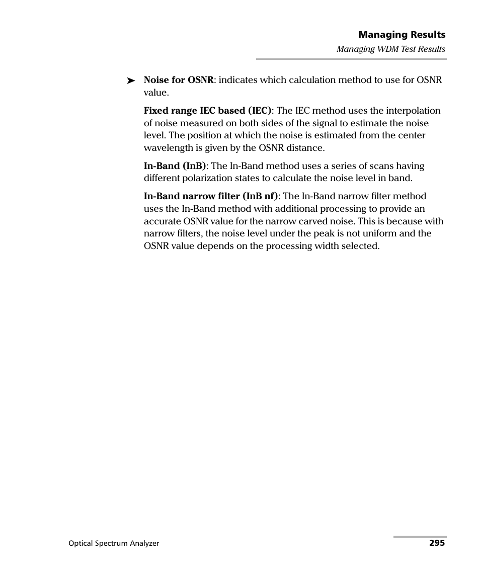 EXFO FTB -5240S/5240BP Optical Spectrum Analyzer for FTB 500 (NS-1434) User Manual | Page 303 / 537