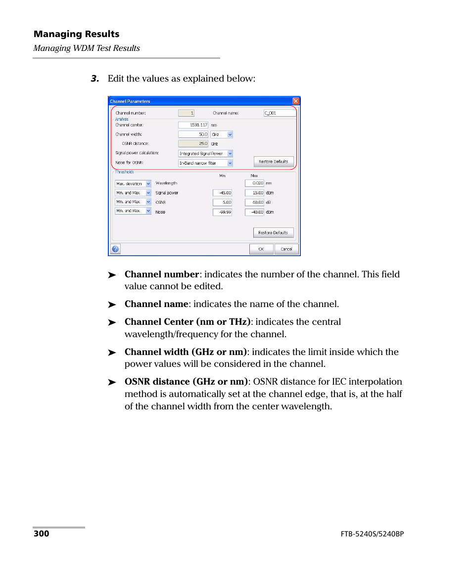EXFO FTB -5240S/5240BP Optical Spectrum Analyzer for FTB 500 (NS-1434) User Manual | Page 308 / 537