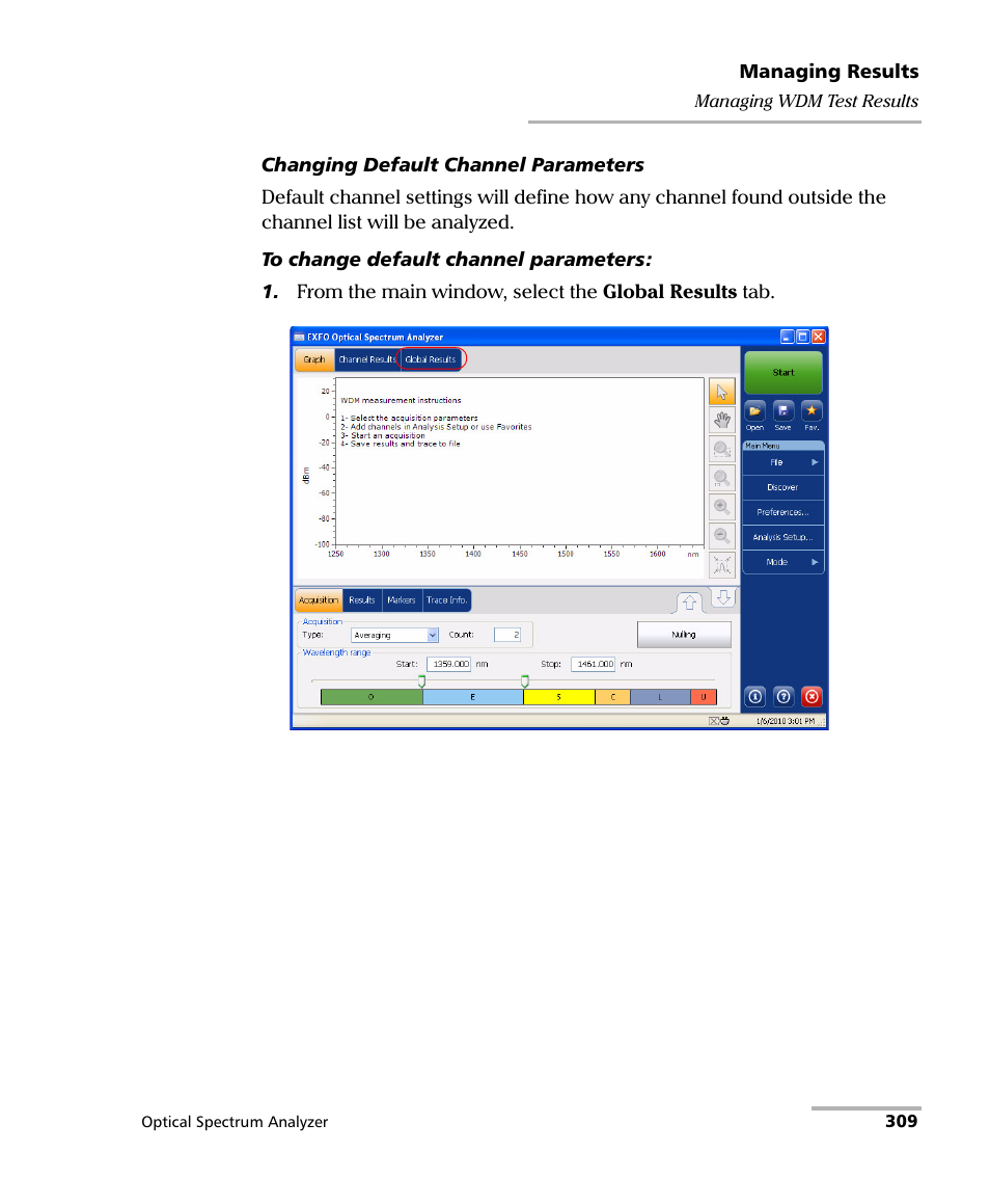 EXFO FTB -5240S/5240BP Optical Spectrum Analyzer for FTB 500 (NS-1434) User Manual | Page 317 / 537