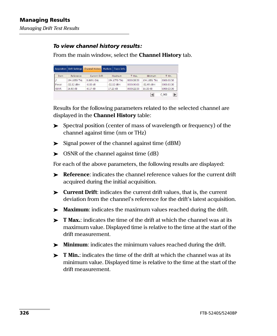 EXFO FTB -5240S/5240BP Optical Spectrum Analyzer for FTB 500 (NS-1434) User Manual | Page 334 / 537