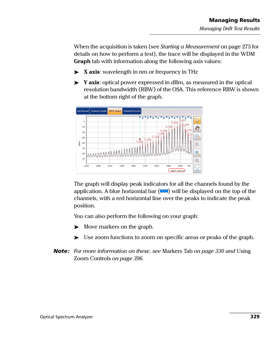 EXFO FTB -5240S/5240BP Optical Spectrum Analyzer for FTB 500 (NS-1434) User Manual | Page 337 / 537