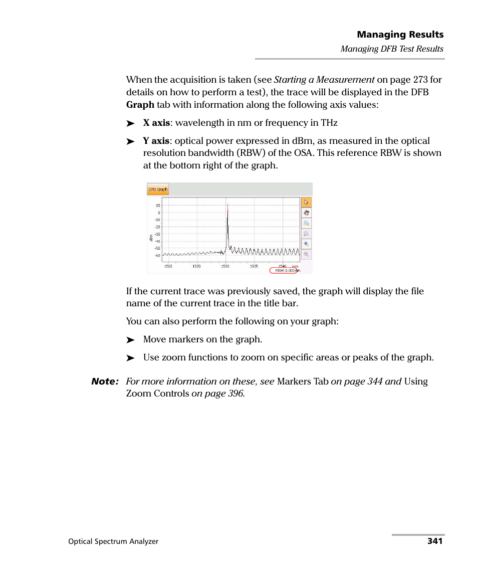 EXFO FTB -5240S/5240BP Optical Spectrum Analyzer for FTB 500 (NS-1434) User Manual | Page 349 / 537