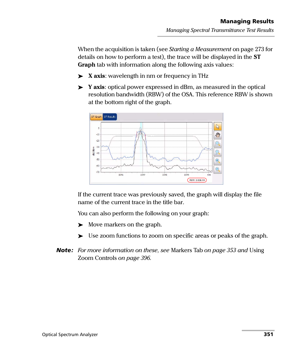 EXFO FTB -5240S/5240BP Optical Spectrum Analyzer for FTB 500 (NS-1434) User Manual | Page 359 / 537
